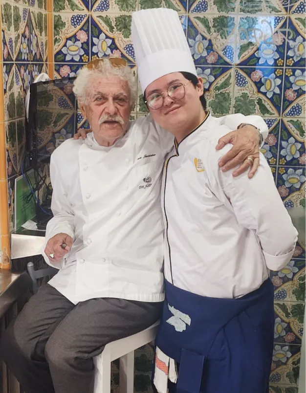 Partner photo with chefs